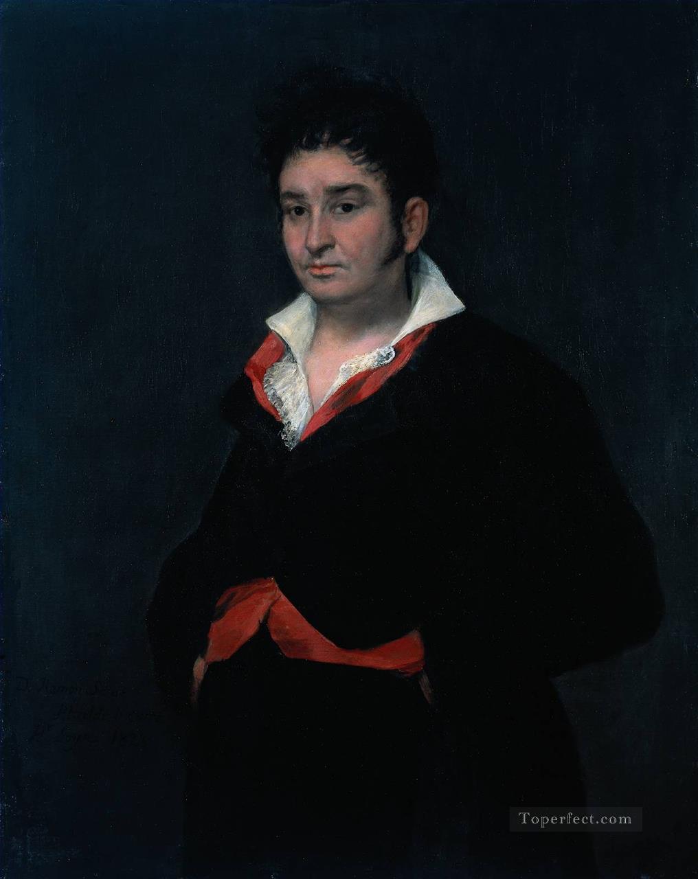 Don Ramón Satue retrato Francisco Goya Pintura al óleo